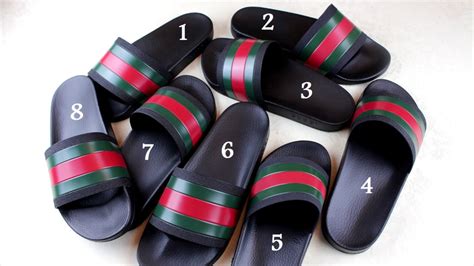 fake gucci slides kids|how to authenticate gucci shoes.